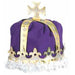"Royal Purple Velour Crown - Bulk"