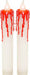 White Blood-Dripping Halloween Candles, Set of 2