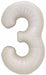 Decochamp 34-Inch Latte Number 3 Balloon