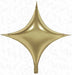 DECOCHAMP STARPOINT 18" CHAMPAGNE 5/PK