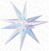 DecoChamp 26" Iridescent Starburst Foil Balloon