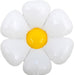 DecoChamp 34-Inch White and Yellow Flower Foil Balloon