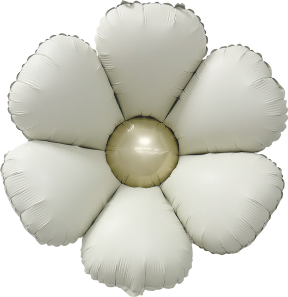 DecoChamp 34-Inch Flower Foil Balloon in Latte/Champagne