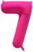 DecoChamp 34-Inch Neon Pink Number 7 Balloon
