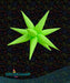 DecoChamp 40" Neon Green Starburst Foil Balloon