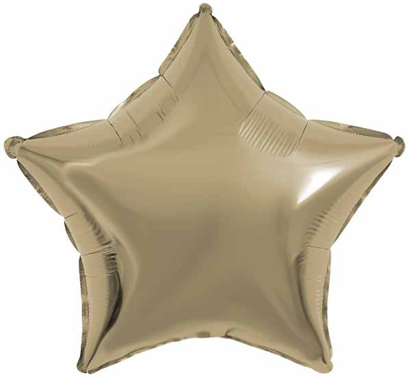 DecoChamp 36" Champagne Star Foil Balloon