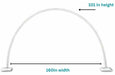 DecoChamp Large Balloon Arch Connector Kit