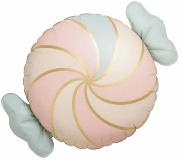 DECO PASTEL SWIRL CANDY 14" 2/PK