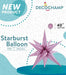 Decochamp 40 Inch Light Pink Starburst Foil Balloon