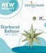 DecoChamp 26" Olive Green Starburst Foil Balloon
