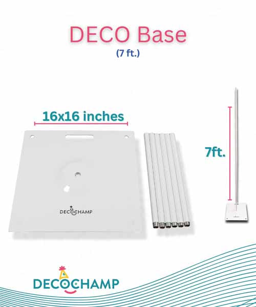 DECOCHAMP DECO BASES 16" X 16" 7' HIGH