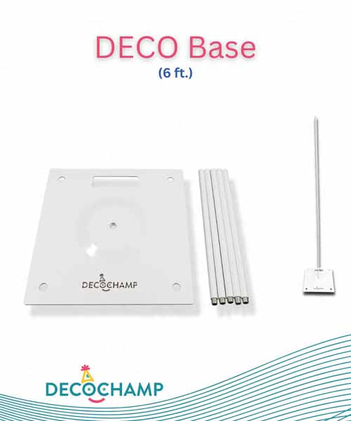 DECOCHAMP DECO BASES 12" X 12" 6' HIGH