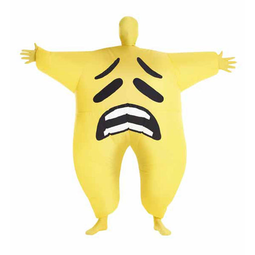 Sad Emoji Inflatable Costume.