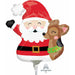 "Santa & Reindeer Holiday Figurine Set"