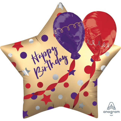 Satin Happy Birthday 28″ Balloon (3/Pk)