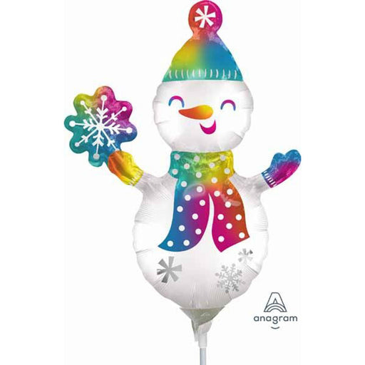 Satin Inf Snowman Balloon - Mini Shape A30