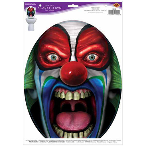 Scary Clown Peel N Place