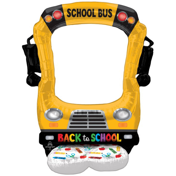 School Bus Selfie Ci Airloonz Pkg P70.