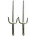"Set Of Two Stainless Steel Sabres For Kitchen Cutting Needs"