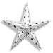 "Shiny Silver Foil Star 12" For Party Decoration"