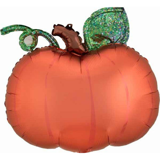 Halloween Satin Infused Pumpkin Foil Balloon - 25"