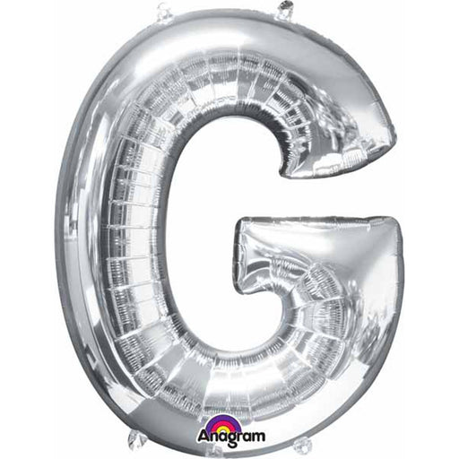 Silver Letter G With Shape L34 - 32 Inches