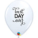 Simply Best Day Ever Balloons - 50 Count, 11" White