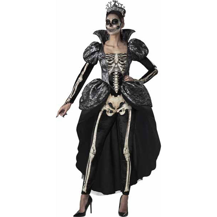 "Skeleton Queen Small Figurine - Gothic Decor"