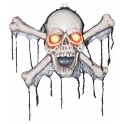 "Skull & Bones Plaque - 24"X25.5"X6""