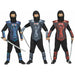 "Small Red Light Up Cobra Ninja Costume For Ages 4-6"
