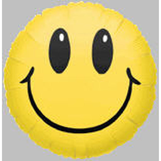 "Smile 4" Round Mylar Balloon - A10 Size"