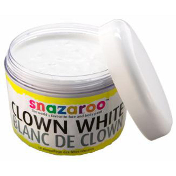 Snazaroo Clown White Face Paint - 250Ml Jar