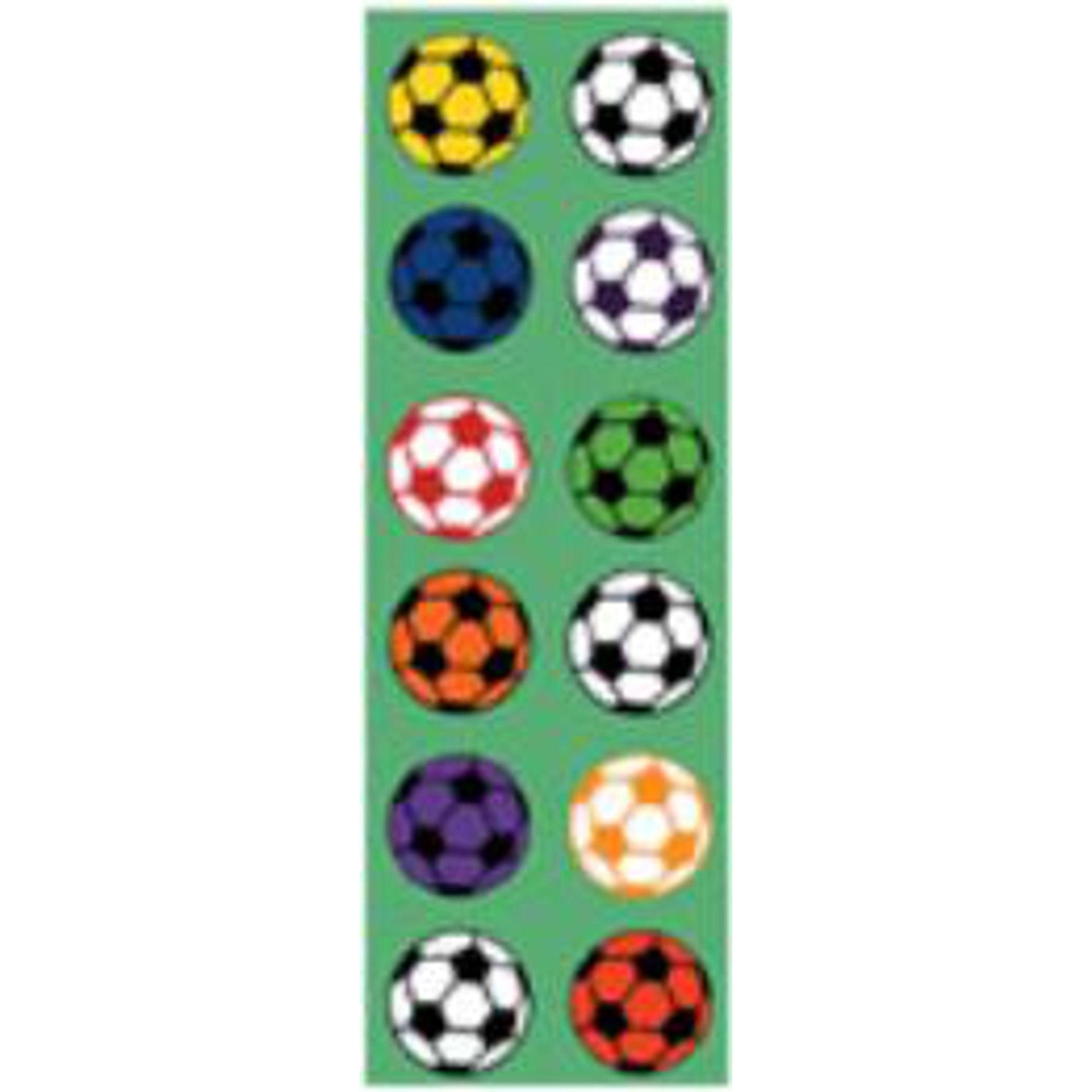 Soccer Ball Stickers (2 Sheets) — Shimmer & Confetti