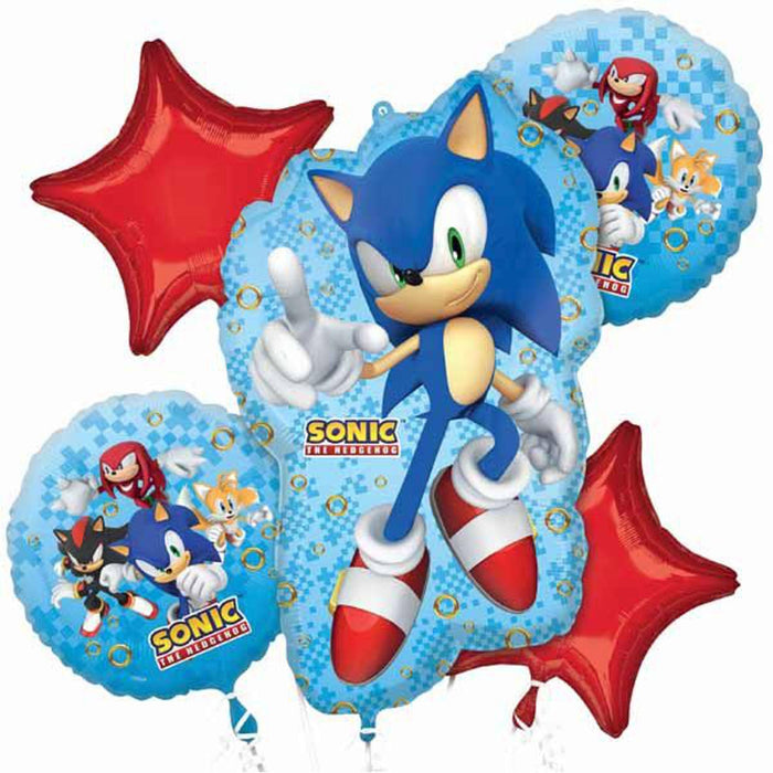 Sonic Hedgehog 2 Bouquet & Plushies Gift Set