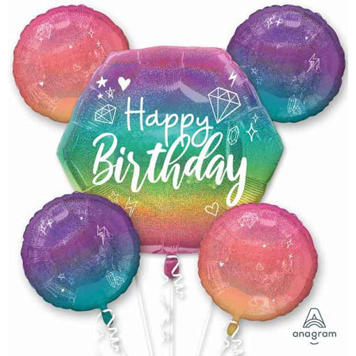 Sparkle Birthday Balloon - Bouquet  P75 Package