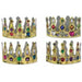 Sparkling Jeweled Crowns Bulk Pack.