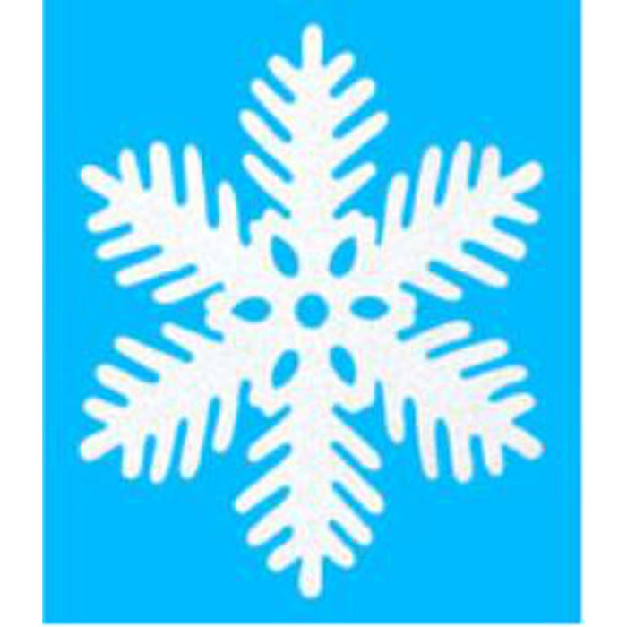 "Sparkling 6" Snowflake Decorations (Pack Of 4)"