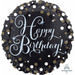 Sparkling Bday 18" Foil Balloon - Holographic Design