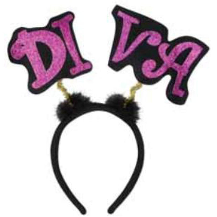 Diva Delight: Glittered Diva Boppers (1/Pk)