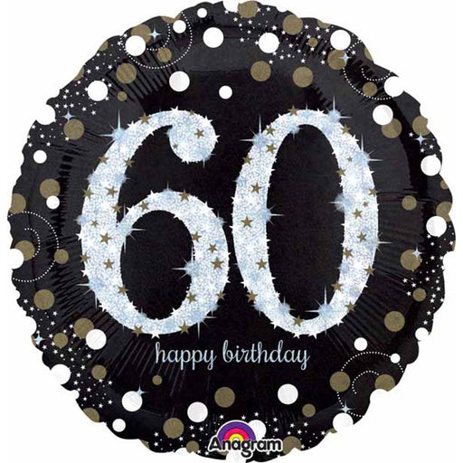 Sparkling 60Th Birthday Balloon Party Pack.
