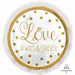 "Sparkling Gold Wedding Decor Package - 32" Doo-Dad With P75 Letters"
