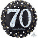 "Sparkling Birthday 70 Holographic Balloon (18" Round)"