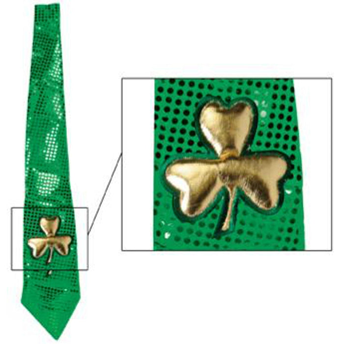 "St Patrick Glitz Gleam Tie"