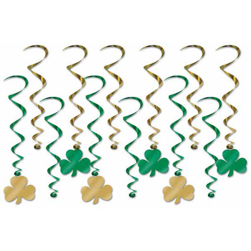 St. Patrick'S Day Shamrock Whirls - 12 Pack