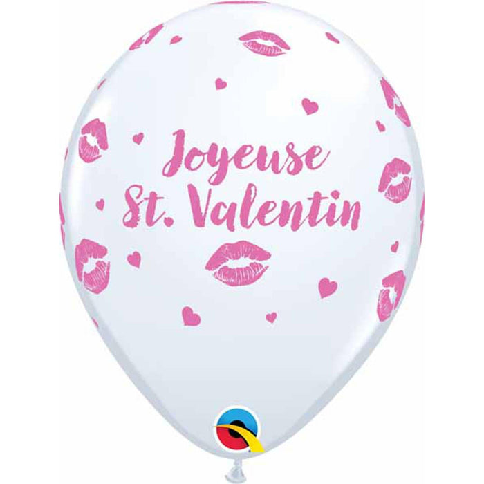 St Valentin Bisous Balloons.