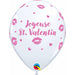 St Valentin Bisous Balloons.