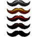 Stachetats Natural Mustache Temporary Tattoos - Regular Size.