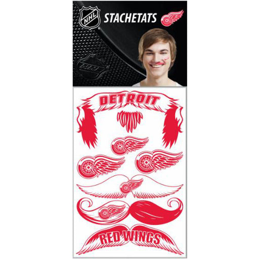 Stachetats Regular Detroit Red Wings Temporary Tattoos.