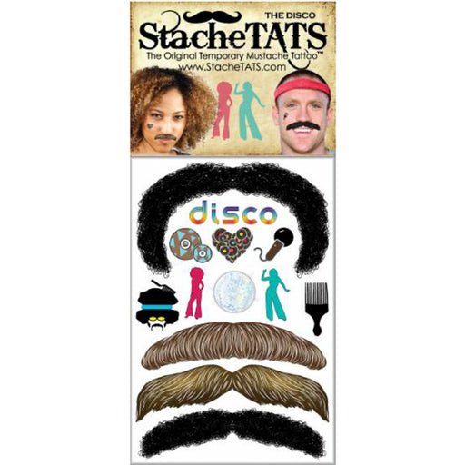 Stachetats Regular Disco Mustache Tattoos