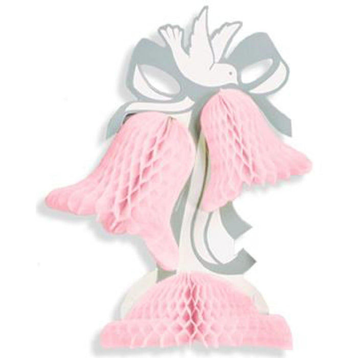 "Stunning 12" Pink Bell Centerpiece - Perfect For Special Occasions"